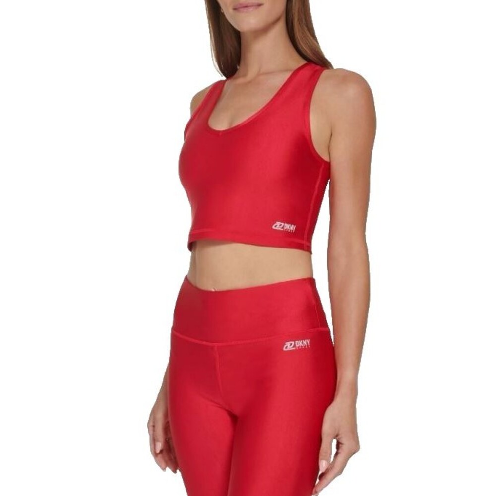 DKNY Sport Women's Performance Support Yoga Running Tank Bra  SKI Patrol  XS